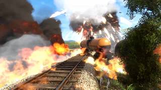 Derail Valley Derailment  Explosion [upl. by Eelinnej595]