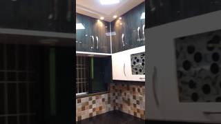 white kitchen cabinets design ideasblack kitchen cabinet designopen kitchen design shorts [upl. by Ahsielat]