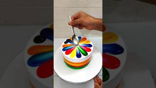 1kg New Mix Fruit Rainbow 🌈 Colour Cake Decorating shortsfeed shorts ytshorts youtube food [upl. by Nigem105]