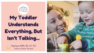 My Toddler Understands But Isn’t Talking Learn How To Help From A Speech Therapist [upl. by Araem330]