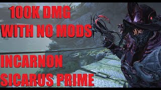 WARFRAME NEW MOST OP PISTOL Incarnon Sicarus Prime Build Guide  Koumei amp The Five Fates [upl. by Euqinomod558]