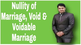 Nullity of marriage under the Hindu Marriage Act 1955 [upl. by Ysac141]