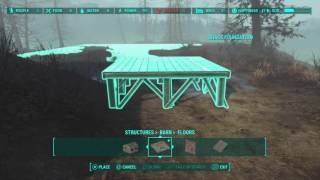 Fallout 4 Longfellows Cabin  Making The Ground More Usable Part 1 PS4 No Mods duh [upl. by Dimitry]