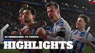 HEERLIJKE pot met veel GOALS in Abe Lenstra stadion  Highlights sc Heerenveen  FC Twente [upl. by Bradlee]