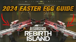 NEW 2024 REBIRTH ISLAND EASTER EGG GUIDE  Unlock Secret Redacted Blueprint Camo [upl. by Orpah]