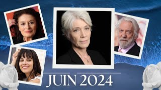 Ils sont morts en JUIN 2024  Célébrités Disparues 2024  Hommage 2024 [upl. by Hazard]