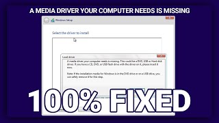 How To Solve A Media Driver Your Computer Needs Is Missing 100 Working Method [upl. by Ahsuatal]