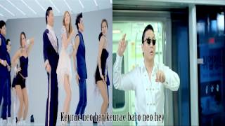 PSY  Hyuna Both Oppa Gangnam and Dadd Nae is just my Style with subtitle [upl. by Udelle]