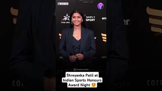 Shreyanka Patil graced the Award Night with her presence 🤩 ytshorts [upl. by Quitt409]