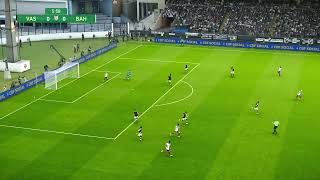 VASCO X BAHIA AO VIVO COM IMAGENS  JOGO DE  PES 21 gameplay ps4 [upl. by Goulet]