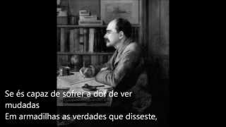 Poesia quotSequot Rudyard Kipling em português [upl. by Ecnerol]