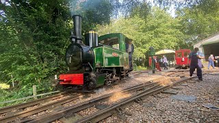 Bredgar amp Wormshill Light Railway September Open day Tractor day [upl. by Nuahc191]