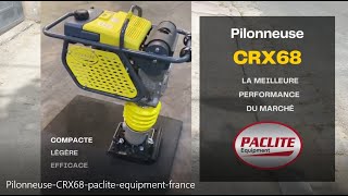 Pilonneuse CRX68 Paclite equipment France [upl. by Drahsar864]