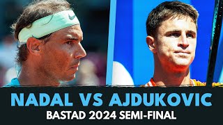 Rafael Nadal vs Duje Ajdukovic SemiFinal Highlights  Bastad 2024 [upl. by Eihs]