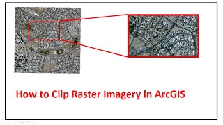 how to clip raster imagery in arcgis [upl. by Gabbi901]