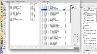 ArchiCAD 21  tutorial part 05  Layers [upl. by Einnov]