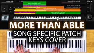 More Than Able  MainStage patch keyboard cover Elevation Worship [upl. by Blancha]