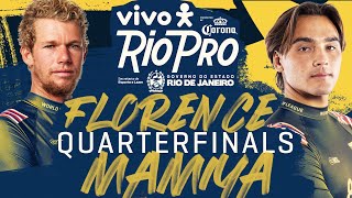 John John Florence vs Barron Mamiya  VIVO Rio Pro  Quarterfinals Heat Replay [upl. by Yrrol]