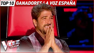 Los 10 GANADORES de las 10 temporadas de La Voz España 🇪🇸 [upl. by Crista]