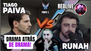 Possessivo reage a Devaneios  TIAGO PAIVA vs RUNAH e REDLIVE pt1 [upl. by Eldwin]