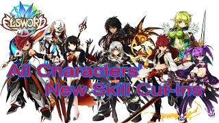 Elsword KR All New Skill Cutins [upl. by Eiclehc446]