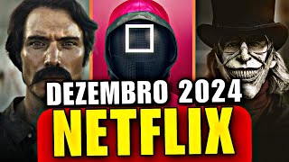 VEJA AS PRINCIPAIS ESTREIAS DA NETFLIX PARA DEZEMBRO DE 2024 [upl. by Ursula]