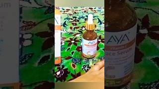 Aya vitamin C face serum review😱whitening vit C Skin serum 🤩viral Anti blemish serum instant result🤗 [upl. by Nikal]