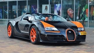 SPECTACULAR LAUNCH  BUGATTI VEYRON VITESSE WRC [upl. by Halyhs68]