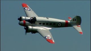 Avro Anson TX176  Shuttleworth Season Premiere Air Show 2018 [upl. by Milore775]