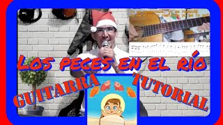 GUITARRA tutorial  los peces en el rio  link descarga  GRATIS partitura tablatura [upl. by Delores]