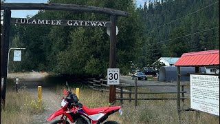 Exploring Tulameen BC and The Kettle Valley Rail Trail on my Honda CRF300L [upl. by Ttenrag]