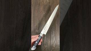 Fujiwara Kanefusa SOUMA MoStainless Dimples SlicerSujihiki 240mm [upl. by Aibun]