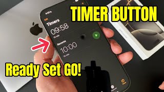 How to make Timer button on IPhone 16 Pro [upl. by Tankoos]