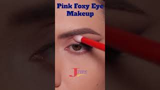 Pink foxy eye makeup🩷 arishfakhan makeuptutorial makeuptips eyemakeup makeuptricks shorts [upl. by Eerot650]