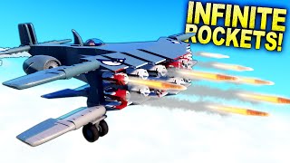 How Many Rockets to Make an INFINITE ROCKET PLANE [upl. by Muhcon]