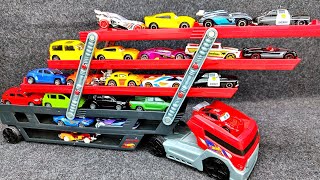 6 Minutes Satisfying With Unboxing Hot Wheel 🔥 Haular Truck And 22 Mini Cars ASMR  Toy Lovers❤️ [upl. by Hedda]