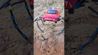 RC Lighning MCQueen Spider Monster DIY thundercartoy mcqueen choochoocharles monstercar [upl. by Ardnoel]