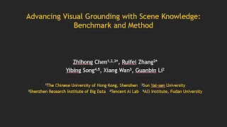 CVPR2023 Advancing Visual Grounding with Scene Knowledge Benchmark and Method [upl. by Thirion]