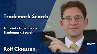 Trademark Search  How to do a trademark search for registered trademarks explained rolfclaessen [upl. by Raycher]