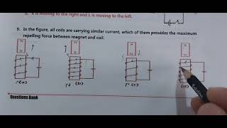 حل كتاب الوسام فيزياء لغات تالته ثانوي، magnetic field for solenoid [upl. by Hendel609]