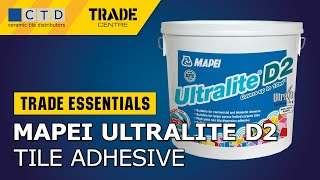 Mapei Ultralite D2 Tile Adhesive [upl. by Htederem]