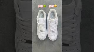 Real Vs Fake White Air Force 1 sneakerhead sneakers viral [upl. by Ennairam]