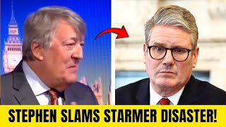 Stephen Fry SLAMS Starmer Calling Him a Total DISASTER on Live TV [upl. by Eitsirc6]