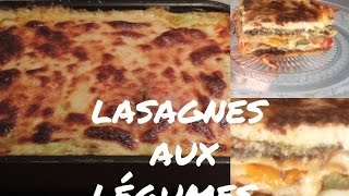 RECETTE SALEE  Lasagnes aux Légumes Vegetables Lasagna ChadCuisine [upl. by Asiilanna]