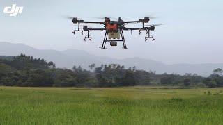 DJI  Agras T16  Agricultural Spraying Drone [upl. by Jit]