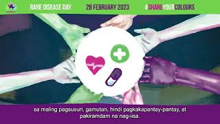 Rare Disease Day Official Video 2023  Filipino [upl. by Neona59]