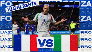 Highlights FranciaItalia 13  Nations League 202425 [upl. by Ahsela644]