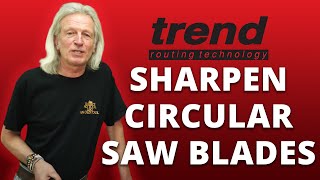 Sharpen Circular Saw Blades with Trend  Toolstop Guide [upl. by Ahsiemal917]