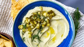 DELICIOUS Dill Pickle Hummus [upl. by Rima]