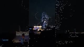 Disney Drone Light Show 2 travel disney drone lightshow orlando florida family roadtrip [upl. by Sayed]